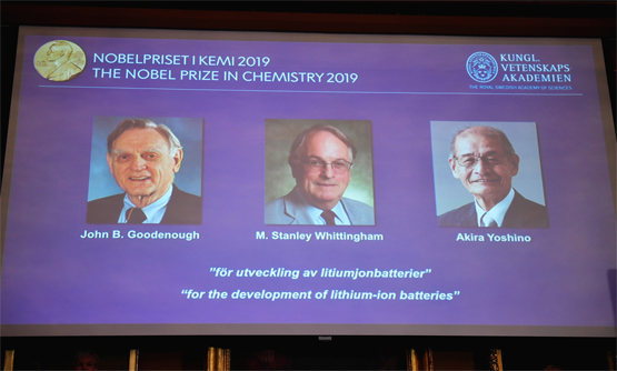 nobel hoá học 2019